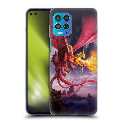 Anthony Christou Art Fire Dragon Soft Gel Case for Motorola Moto G100