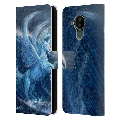 Anthony Christou Art Water Pegasus Leather Book Wallet Case Cover For Nokia C30