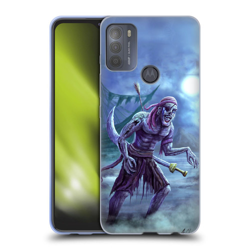 Anthony Christou Art Zombie Pirate Soft Gel Case for Motorola Moto G50