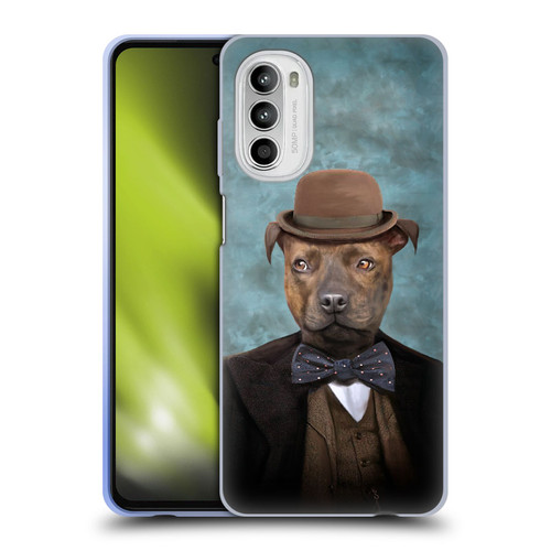 Anthony Christou Art Sir Edmund Bulldog Soft Gel Case for Motorola Moto G52