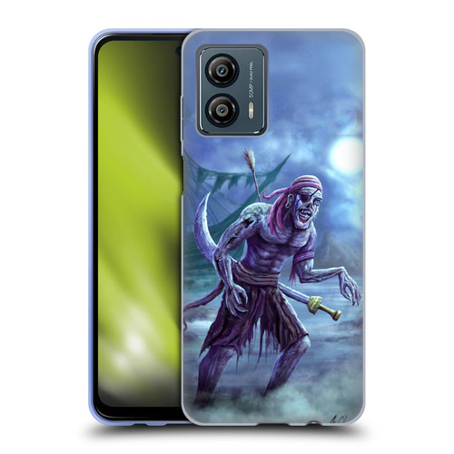 Anthony Christou Art Zombie Pirate Soft Gel Case for Motorola Moto G53 5G
