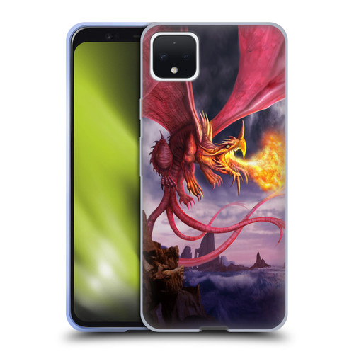 Anthony Christou Art Fire Dragon Soft Gel Case for Google Pixel 4 XL