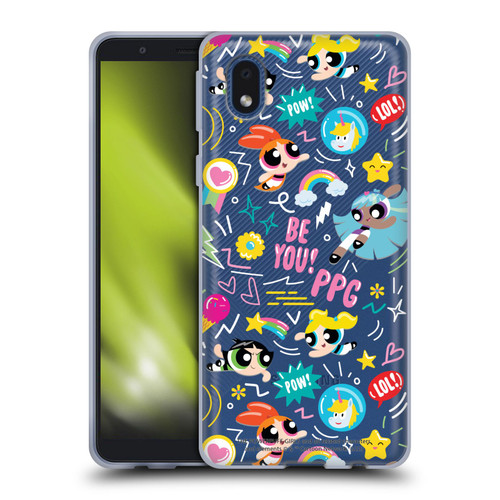 The Powerpuff Girls Graphics Icons Soft Gel Case for Samsung Galaxy A01 Core (2020)
