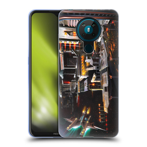 Anthony Christou Art Space Station Soft Gel Case for Nokia 5.3