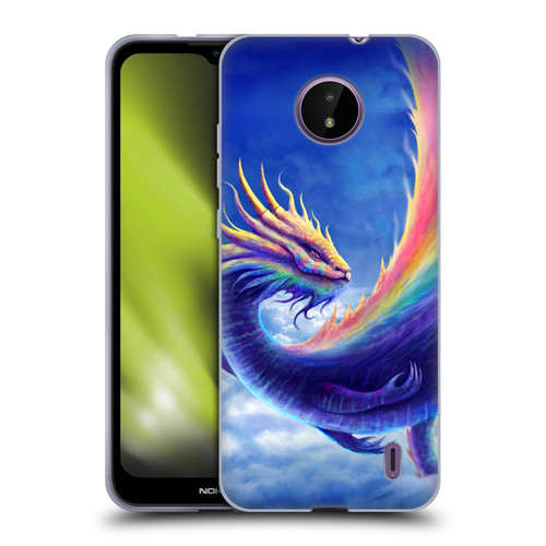 Anthony Christou Art Rainbow Dragon Soft Gel Case for Nokia C10 / C20