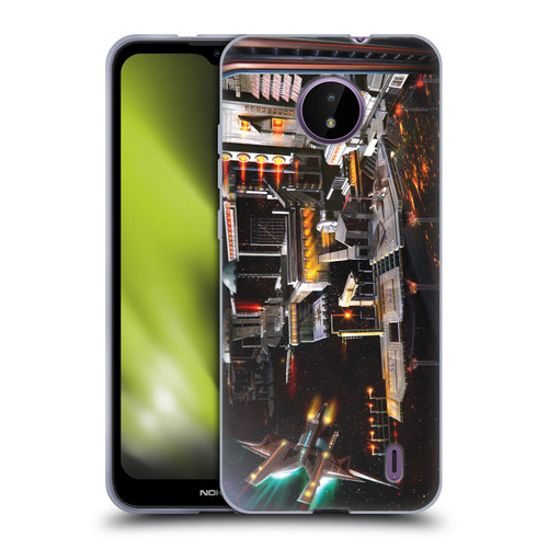 Anthony Christou Art Space Station Soft Gel Case for Nokia C10 / C20