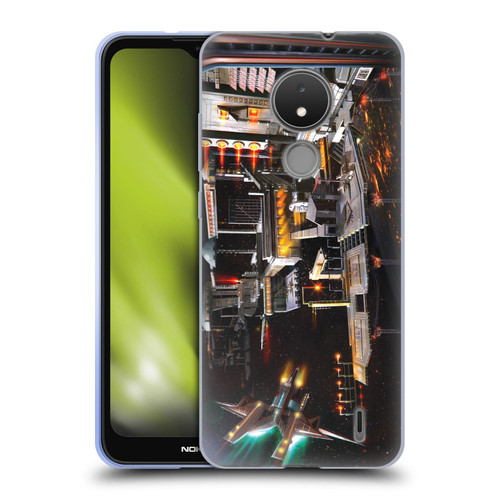 Anthony Christou Art Space Station Soft Gel Case for Nokia C21