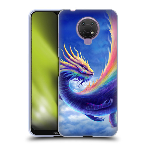 Anthony Christou Art Rainbow Dragon Soft Gel Case for Nokia G10