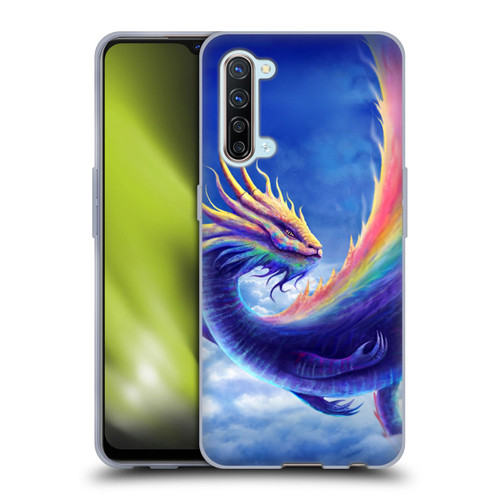 Anthony Christou Art Rainbow Dragon Soft Gel Case for OPPO Find X2 Lite 5G