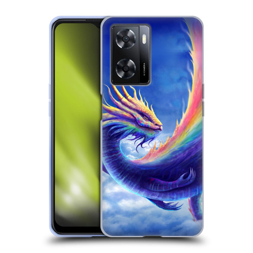 Anthony Christou Art Rainbow Dragon Soft Gel Case for OPPO A57s