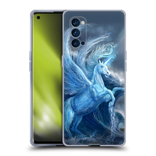 Anthony Christou Art Water Pegasus Soft Gel Case for OPPO Reno 4 Pro 5G