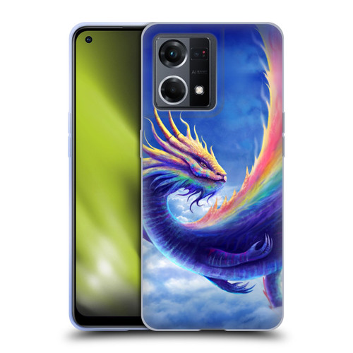 Anthony Christou Art Rainbow Dragon Soft Gel Case for OPPO Reno8 4G