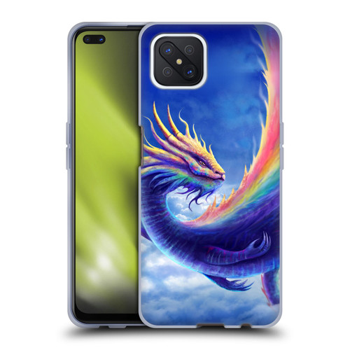 Anthony Christou Art Rainbow Dragon Soft Gel Case for OPPO Reno4 Z 5G