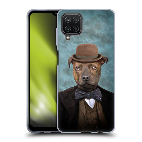 Anthony Christou Art Sir Edmund Bulldog Soft Gel Case for Samsung Galaxy A12 (2020)
