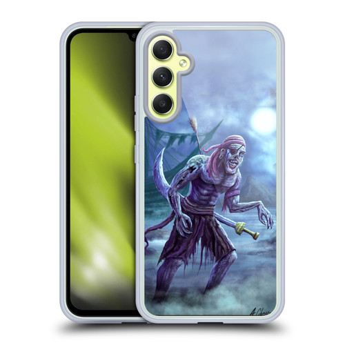Anthony Christou Art Zombie Pirate Soft Gel Case for Samsung Galaxy A34 5G