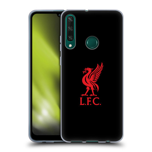 Liverpool Football Club Liver Bird Red Logo On Black Soft Gel Case for Huawei Y6p