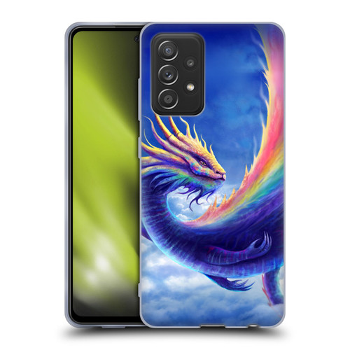 Anthony Christou Art Rainbow Dragon Soft Gel Case for Samsung Galaxy A52 / A52s / 5G (2021)