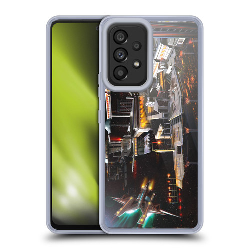 Anthony Christou Art Space Station Soft Gel Case for Samsung Galaxy A53 5G (2022)