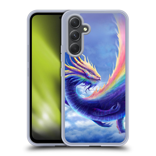 Anthony Christou Art Rainbow Dragon Soft Gel Case for Samsung Galaxy A54 5G
