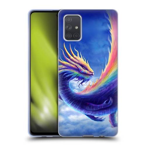 Anthony Christou Art Rainbow Dragon Soft Gel Case for Samsung Galaxy A71 (2019)