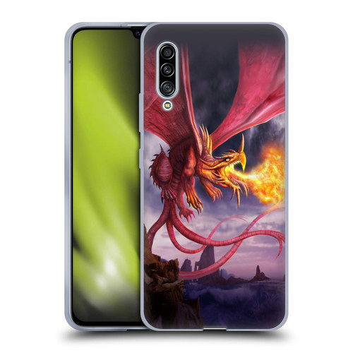 Anthony Christou Art Fire Dragon Soft Gel Case for Samsung Galaxy A90 5G (2019)
