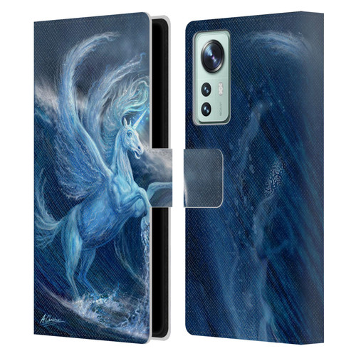Anthony Christou Art Water Pegasus Leather Book Wallet Case Cover For Xiaomi 12