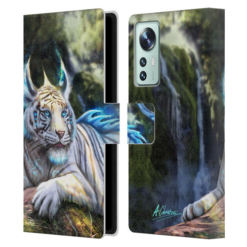 Anthony Christou Art Water Tiger Leather Book Wallet Case Cover For Xiaomi 12