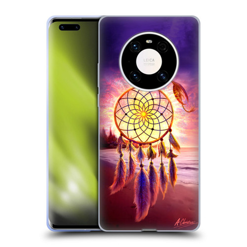 Anthony Christou Fantasy Art Beach Dragon Dream Catcher Soft Gel Case for Huawei Mate 40 Pro 5G