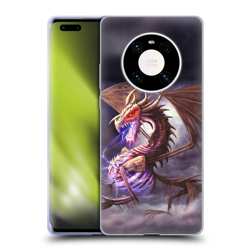 Anthony Christou Fantasy Art Bone Dragon Soft Gel Case for Huawei Mate 40 Pro 5G