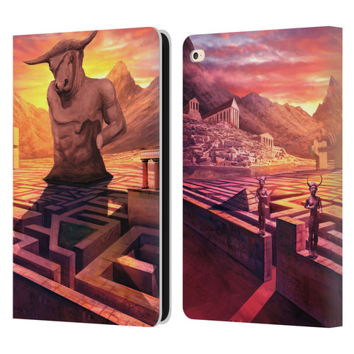 Anthony Christou Fantasy Art Minotaur In Labyrinth Leather Book Wallet Case Cover For Apple iPad Air 2 (2014)