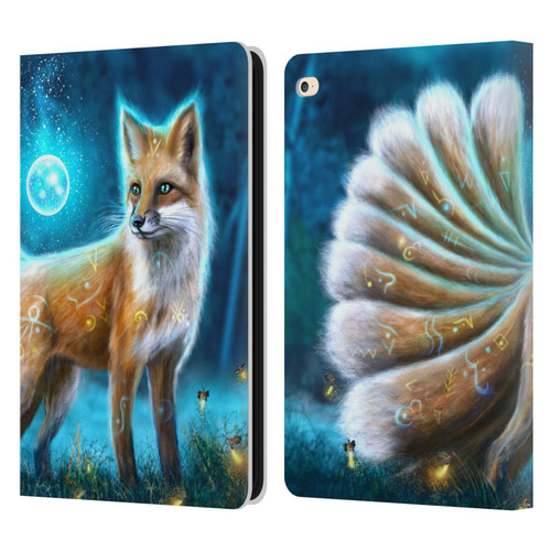 Anthony Christou Fantasy Art Magic Fox In Moonlight Leather Book Wallet Case Cover For Apple iPad Air 2 (2014)
