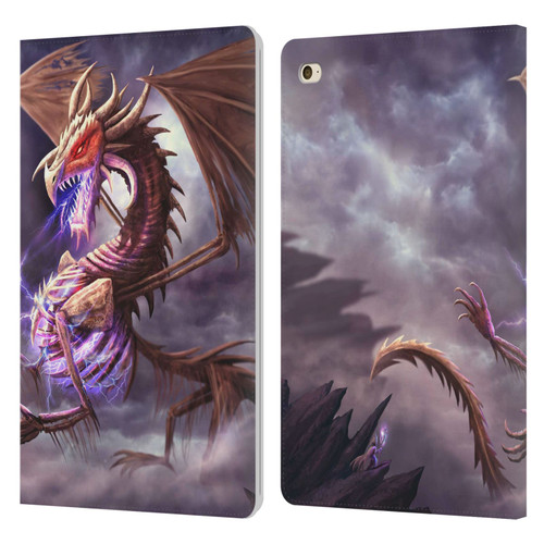 Anthony Christou Fantasy Art Bone Dragon Leather Book Wallet Case Cover For Apple iPad mini 4