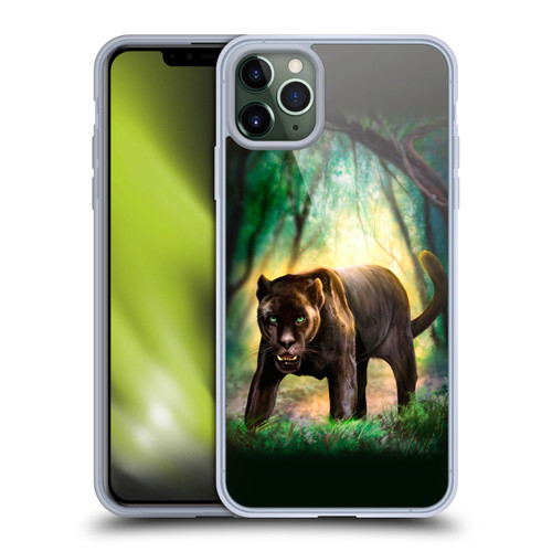Anthony Christou Fantasy Art Black Panther Soft Gel Case for Apple iPhone 11 Pro Max