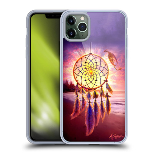Anthony Christou Fantasy Art Beach Dragon Dream Catcher Soft Gel Case for Apple iPhone 11 Pro Max