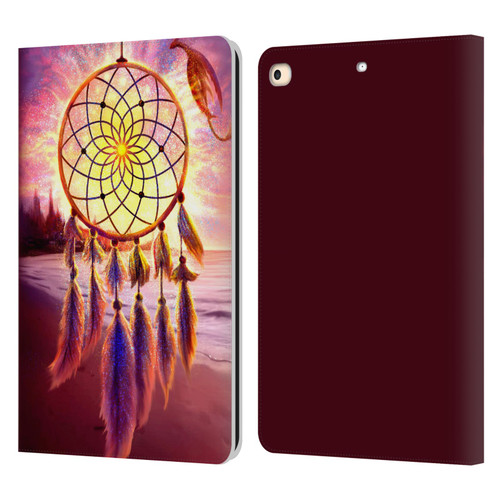 Anthony Christou Fantasy Art Beach Dragon Dream Catcher Leather Book Wallet Case Cover For Apple iPad 9.7 2017 / iPad 9.7 2018