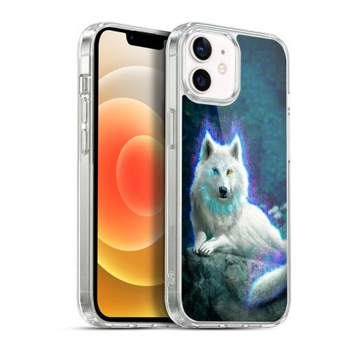 Anthony Christou Fantasy Art White Wolf Soft Gel Case for Apple iPhone 12 / iPhone 12 Pro & MagSafe