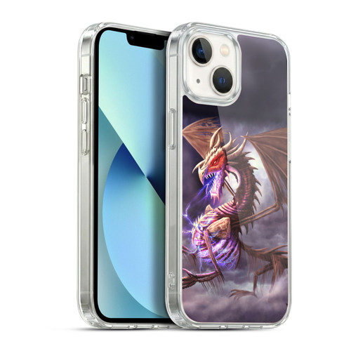 Anthony Christou Fantasy Art Bone Dragon Soft Gel Case for Apple iPhone 13