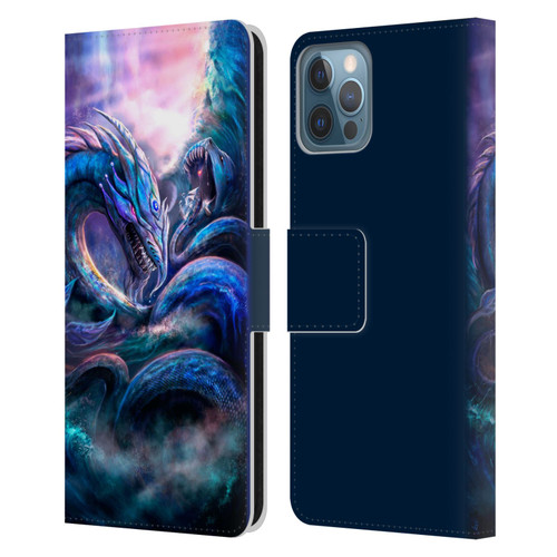 Anthony Christou Fantasy Art Leviathan Dragon Leather Book Wallet Case Cover For Apple iPhone 12 / iPhone 12 Pro