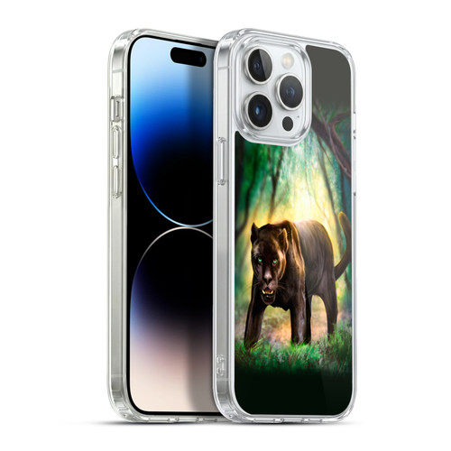 Anthony Christou Fantasy Art Black Panther Soft Gel Case for Apple iPhone 13 Pro Max & MagSafe