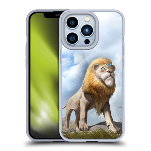 Anthony Christou Fantasy Art King Of Lions Soft Gel Case for Apple iPhone 13 Pro