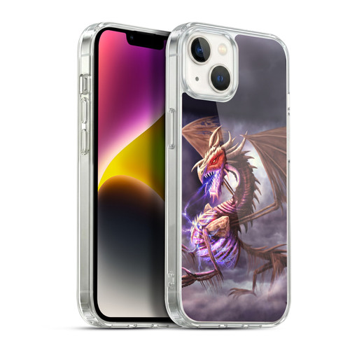Anthony Christou Fantasy Art Bone Dragon Soft Gel Case for Apple iPhone 14 Plus & MagSafe