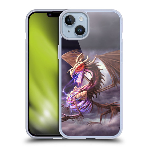 Anthony Christou Fantasy Art Bone Dragon Soft Gel Case for Apple iPhone 14 Plus