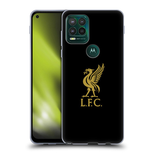 Liverpool Football Club Liver Bird Gold Logo On Black Soft Gel Case for Motorola Moto G Stylus 5G 2021