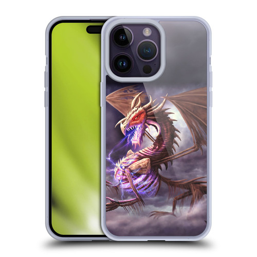 Anthony Christou Fantasy Art Bone Dragon Soft Gel Case for Apple iPhone 14 Pro Max