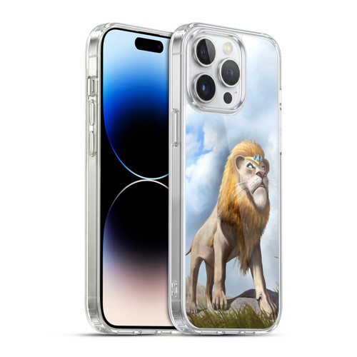 Anthony Christou Fantasy Art King Of Lions Soft Gel Case for Apple iPhone 14 Pro Max & MagSafe