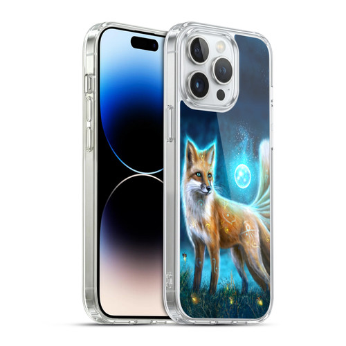 Anthony Christou Fantasy Art Magic Fox In Moonlight Soft Gel Case for Apple iPhone 14 Pro Max & MagSafe