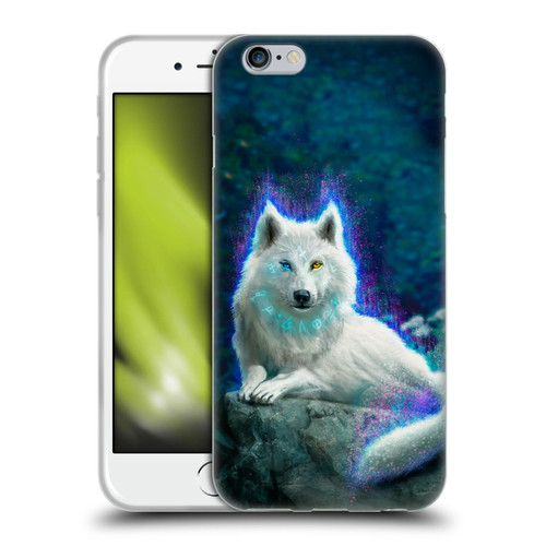 Anthony Christou Fantasy Art White Wolf Soft Gel Case for Apple iPhone 6 / iPhone 6s