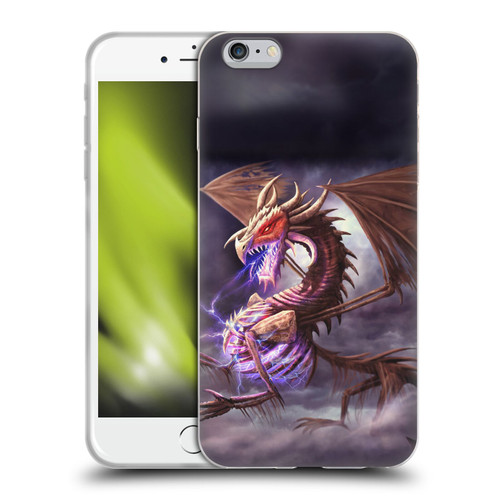 Anthony Christou Fantasy Art Bone Dragon Soft Gel Case for Apple iPhone 6 Plus / iPhone 6s Plus