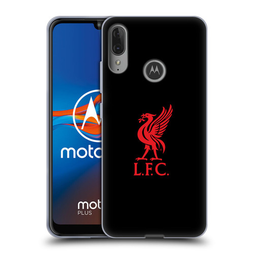 Liverpool Football Club Liver Bird Red Logo On Black Soft Gel Case for Motorola Moto E6 Plus
