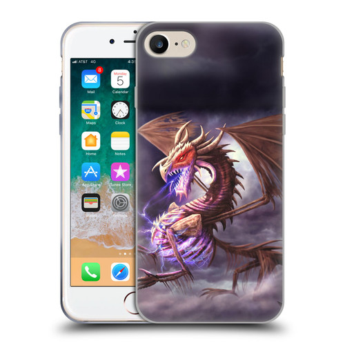 Anthony Christou Fantasy Art Bone Dragon Soft Gel Case for Apple iPhone 7 / 8 / SE 2020 & 2022